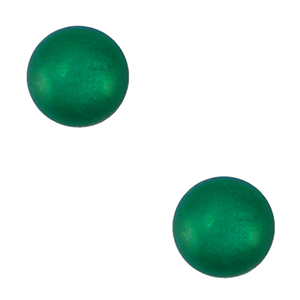 4 mm soft Polaris Elements Cabochons "Geburtssteine" Mai SS16 shiny Dark green