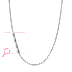 Stainless Steel - Rostfrei Stahl Kette Silver