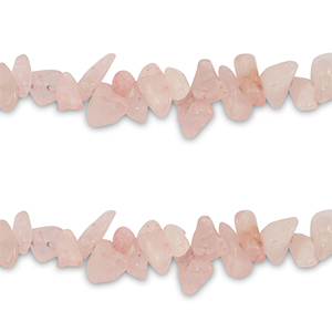 Perle Chip Steine Crystal Light pink