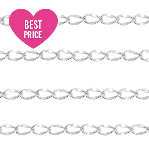 Zubeh&ouml;r aus Stainless Steel - Rostfreiem Stahl Gliederkette Silber