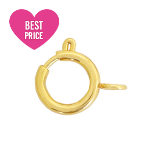 Zubeh&ouml;r aus Stainless Steel - Rostfreiem Stahl Verschluss 7x9mm Gold