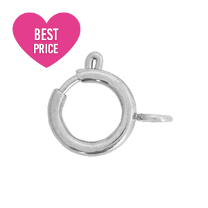 Zubeh&ouml;r aus Stainless Steel - Rostfreiem Stahl Verschluss 7x9mm Silber