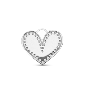 Anh&auml;nger aus Stainless Steel - Rostfreiem Stahl Heart Silver