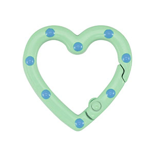 Farbiges Zubeh&ouml;r F&uuml;r Schl&uuml;ssel Anh&auml;nger Heart Green-blue