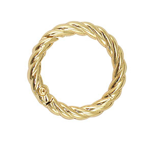 Zubeh&ouml;r Schl&uuml;ssel F&uuml;r Anh&auml;nger Ring Twisted Gold