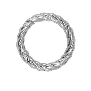 Zubeh&ouml;r Schl&uuml;ssel F&uuml;r Anh&auml;nger Ring Twisted Silver