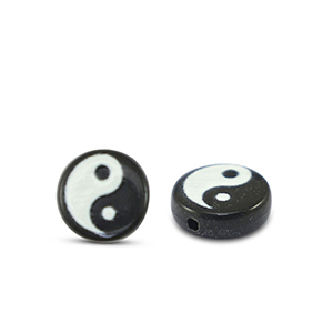 Acryl Buchstaben Yin & Yang Black-white
