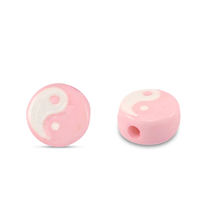 Acryl Buchstaben Yin & Yang Pink-white