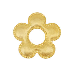 Anh&auml;nger/Zwischenst&uuml;ck aus Stainless Steel - Rostfreiem Stahl Flower Gold