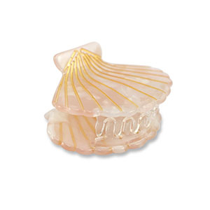 Haarschmuck hair clamp Shell Light pink-gold