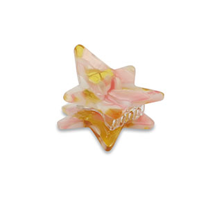 Haarschmuck hair clamp Star Pink-gold