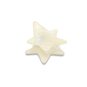 Haarschmuck hair clamp Star White