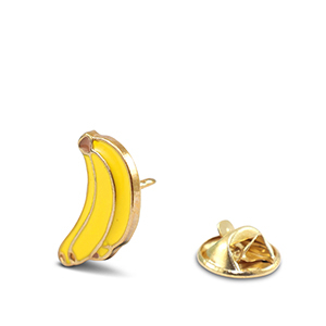 Anstecker Banana Yellow-gold
