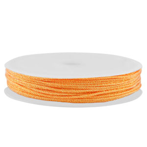 Band Macram&eacute; geflochten 0,8mm Orange metallic