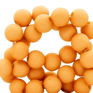 4 mm Perlen aus Acryl Light orange
