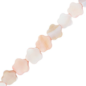 Perle Muschel Flower Light pink
