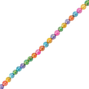 Perle Muschel Round Multicolor