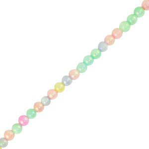 Perle Muschel Round Pastel multicolor