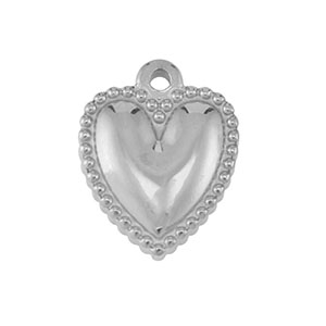 Anh&auml;nger aus Stainless Steel - Rostfreiem Stahl Heart Silver