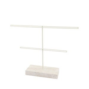 Schmuck Display f&uuml;r Ohrringe Natural-off white