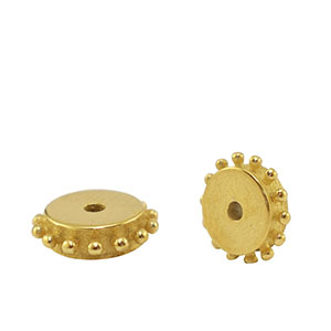 Perlen aus Stainless Steel - Rostfreiem Stahl Gold