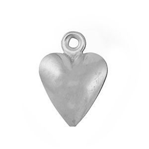 Anh&auml;nger aus Stainless Steel - Rostfreiem Stahl Heart Silver