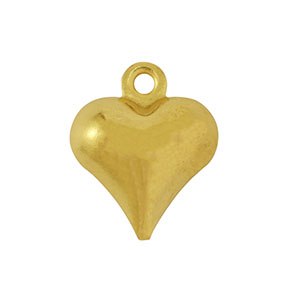 Anh&auml;nger aus Stainless Steel - Rostfreiem Stahl Heart Gold