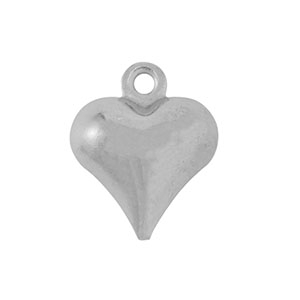 Anh&auml;nger aus Stainless Steel - Rostfreiem Stahl Heart Silver