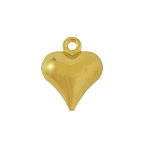Anh&auml;nger aus Stainless Steel - Rostfreiem Stahl Heart Gold