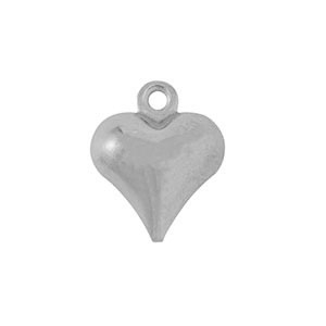Anh&auml;nger aus Stainless Steel - Rostfreiem Stahl Heart Silver