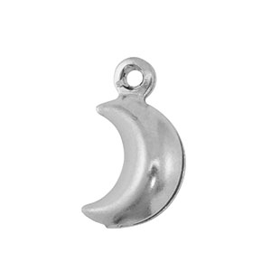 Anh&auml;nger aus Stainless Steel - Rostfreiem Stahl Moon Silver