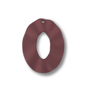 Anh&auml;nger Acryl Oval Dark red-brown