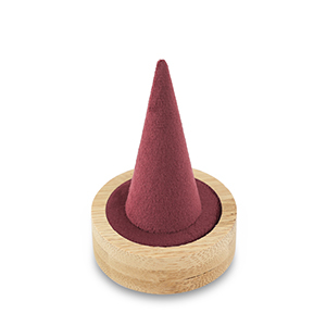 Schmuck Display f&uuml;r Ringe Natural-bordeaux