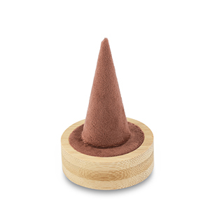 Schmuck Display f&uuml;r Ringe Natural-copper brown