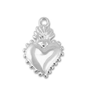 Anh&auml;nger Metall Heart Silver