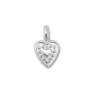 Anh&auml;nger Metall Heart Silver
