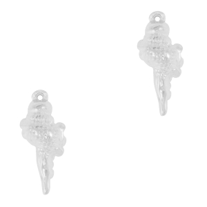 Anh&auml;nger aus Stainless Steel - Rostfreiem Stahl Shell Silver