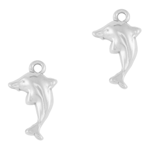 Anh&auml;nger aus Stainless Steel - Rostfreiem Dolphin Silver