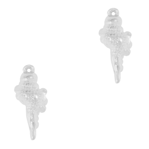 Anh&auml;nger aus Stainless Steel - Rostfreiem Stahl Shell Silver