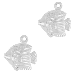 Anh&auml;nger aus Stainless Steel - Rostfreiem Fish Silver