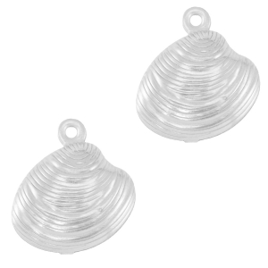 Anh&auml;nger aus Stainless Steel - Rostfreiem Stahl Shell Silver