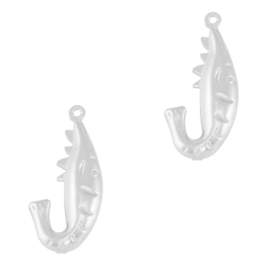 Anh&auml;nger aus Stainless Steel - Rostfreiem Shrimp Silver
