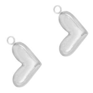 Anh&auml;nger aus Stainless Steel - Rostfreiem Stahl Heart Silver