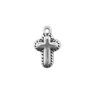 Anh&auml;nger aus Stainless Steel - Rostfreiem Cross Silver