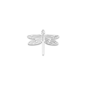 Anh&auml;nger aus Stainless Steel - Rostfreiem Dragonfly Silver