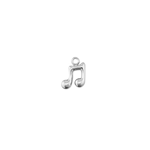 Anh&auml;nger aus Stainless Steel - Rostfreiem Musical Note Silver