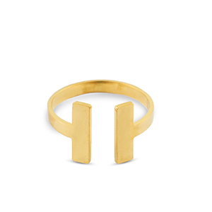 Stainless Steel - Rostfrei Stahl Ringe Gold