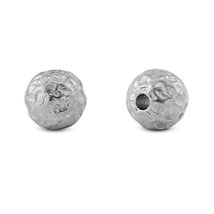 Perlen aus Stainless Steel - Rostfreiem Stahl 8mm Silver