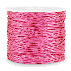 Band Macram&eacute; geflochten 1mm Magenta pink