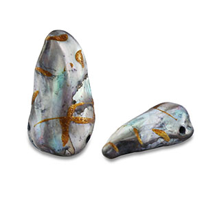 S&uuml;sswasser Perlen Irregular Dark grey-brown